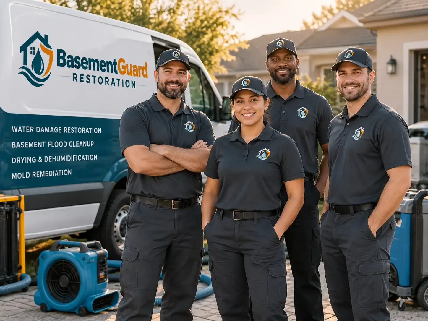 Basement Water Damage Restoration company in Mark Center, OH